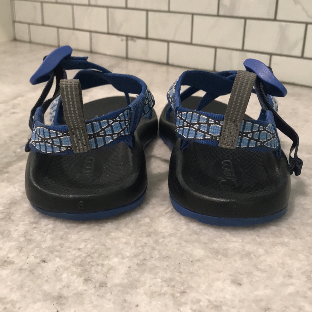Chaco Swell Eclipse Sandal Kids Junior Size 6 Blue Z1 Ecotread Excellent - Picture 5 of 9